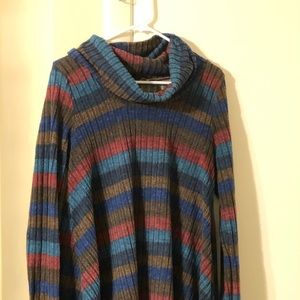 ModCloth Striped Turtleneck Sweater